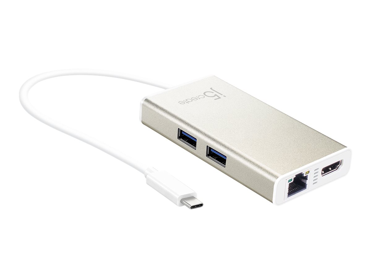 j5create USB-C Multi-Adapter (with Ethernet and 60W PD)