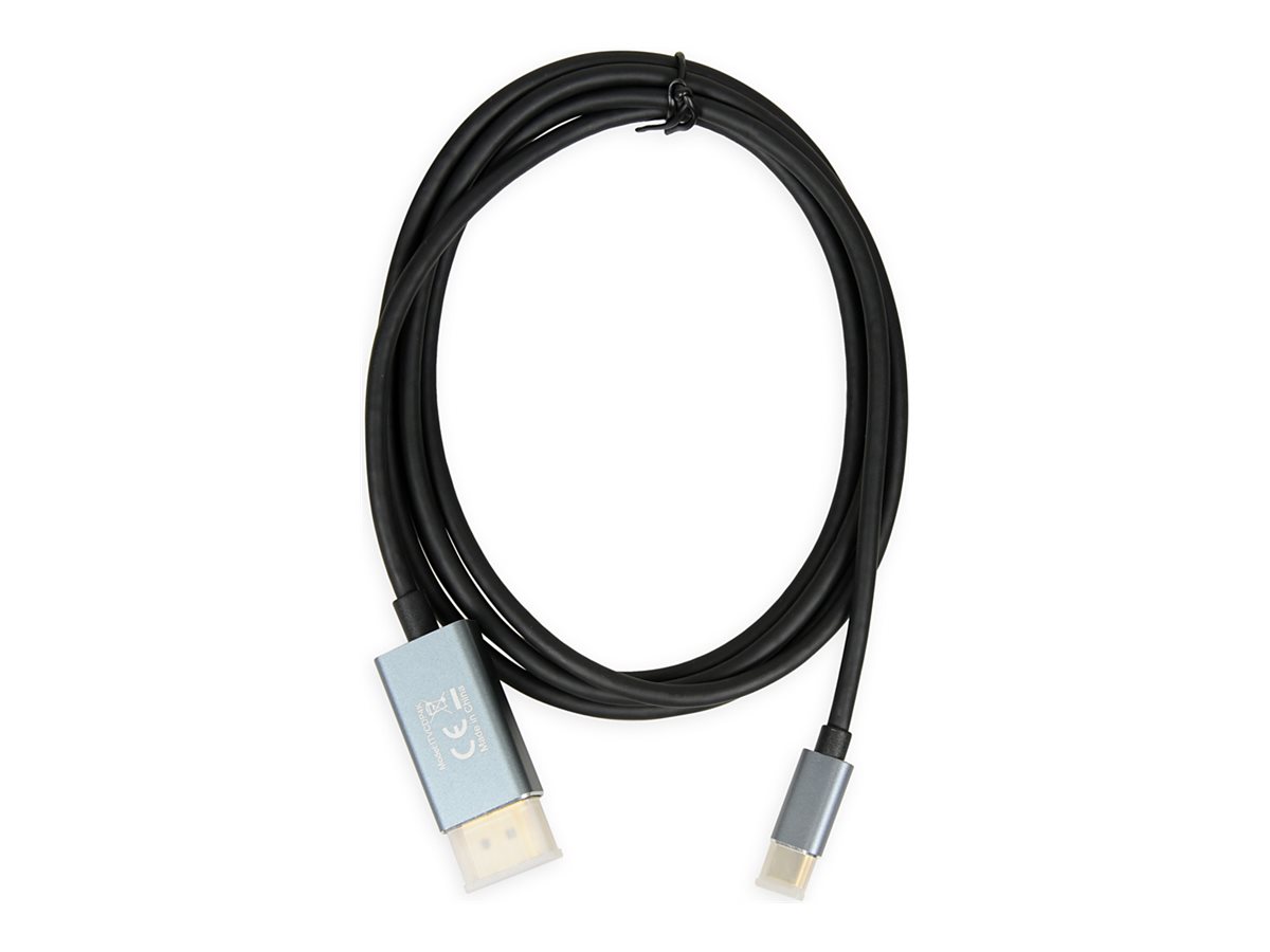 iBox ITVCDP4K USB-C til DisplayPort kabel 1,8 m – sort