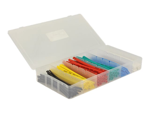 DeLOCK Heat Shrink Tube Box Assorted Colors (100-Pack)