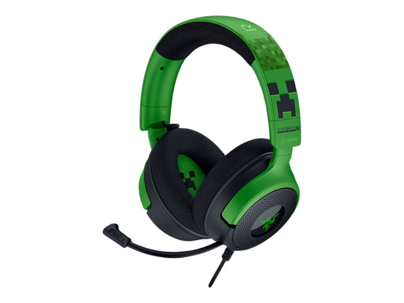 Razer Kraken V4 X Minecraft Edition - Gaming headset - GEEKD.dk