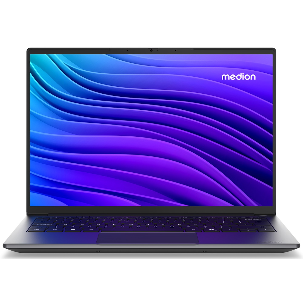 Medion AVANTUM 14 E1e MD600016 - Intel Celeron - N4500 / op til 2.8 GHz - Win 11 Home in S mode - UHD Graphics - 8 GB RAM - 256 GB SSD - 14 1920 x 1200 - Wi-Fi 6 - galaxy grå