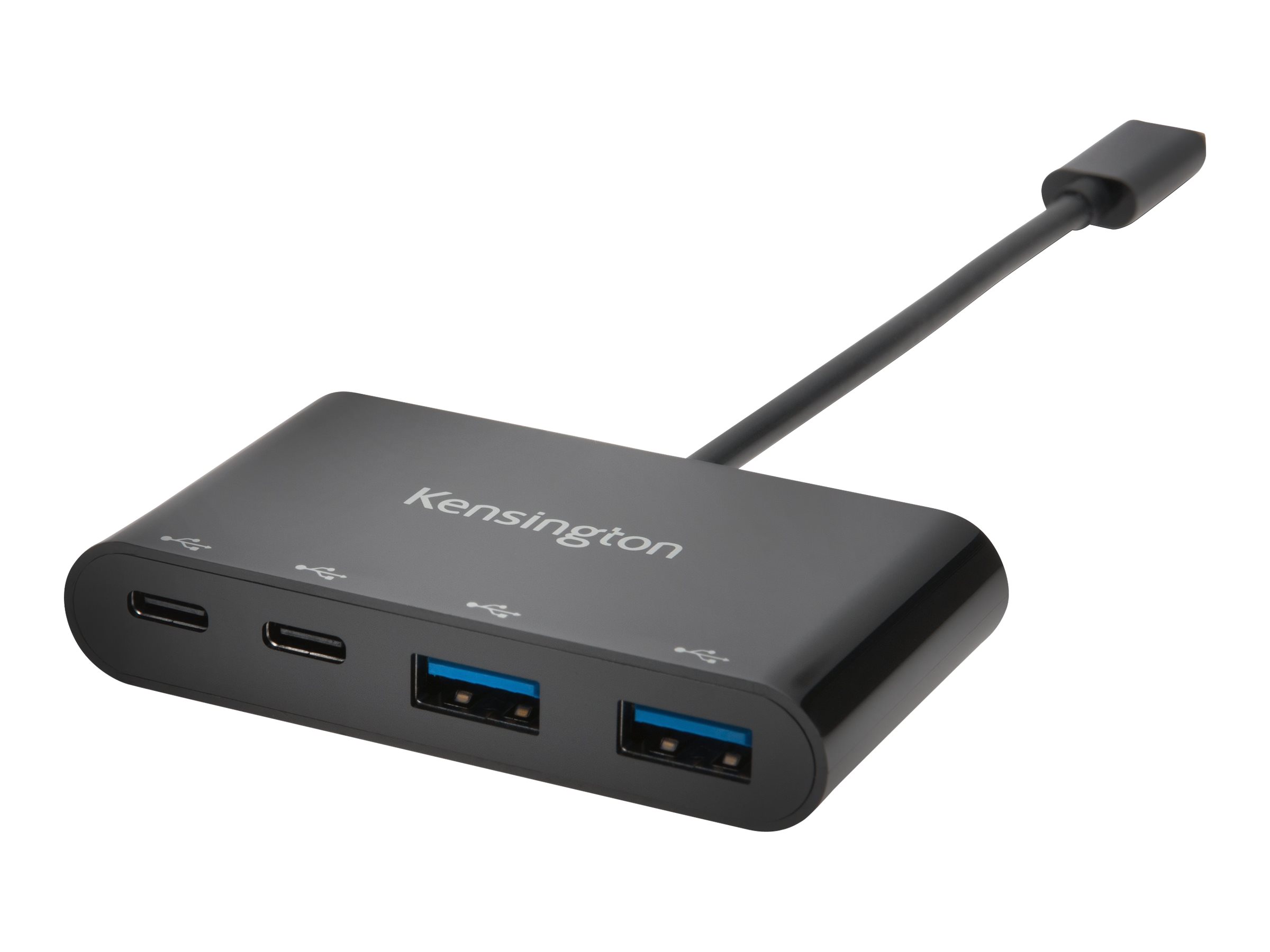 Kensington Hub CH1000 USB-C 4-Port Hub, Black