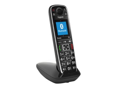 Gigaset E720HX - Ekstra trådløst håndsæt med opkalds-ID - ECO DECT\GAP\CAT-iq - SIP, RTP - sort