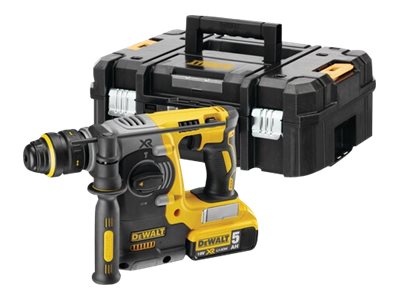 DeWALT DCH274P2T-QW - Hammerbor - ledningfri - nøgleløs borepatron - 2.1 Joule - 2 batterier - 18 V