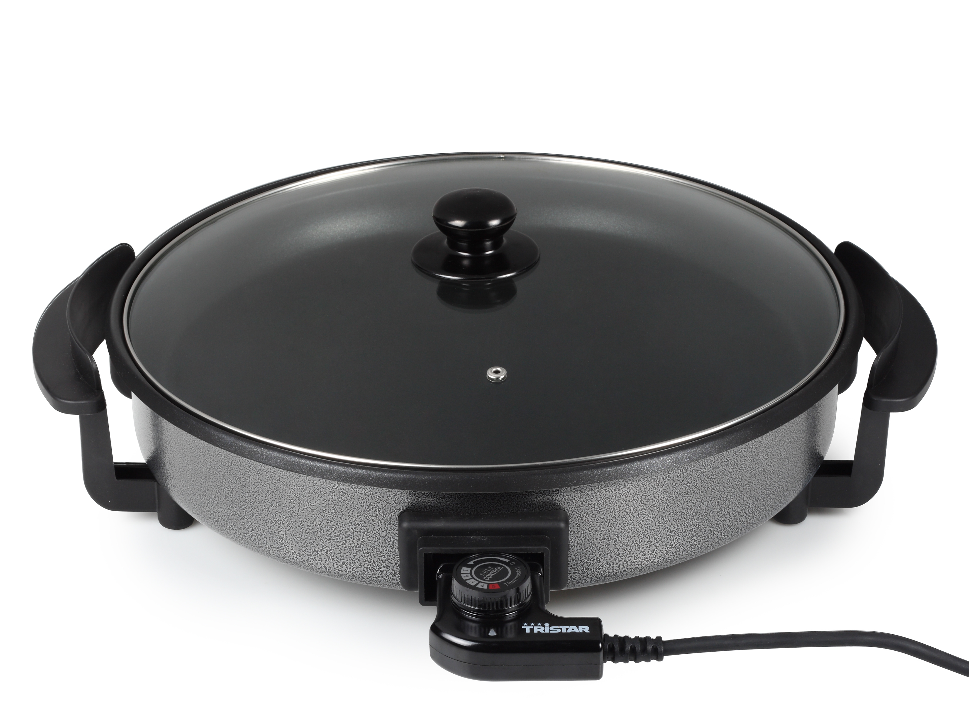 Tristar PZ-2964, Rund, Sort, 280 °C, Aftageligt låg, 1500 W, 40 cm