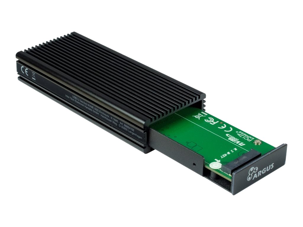 Argus K-1685 - Lagringspakning - M.2 - M.2 NVMe Card / PCIe (NVMe) - USB 3.2 (Gen 2x2)