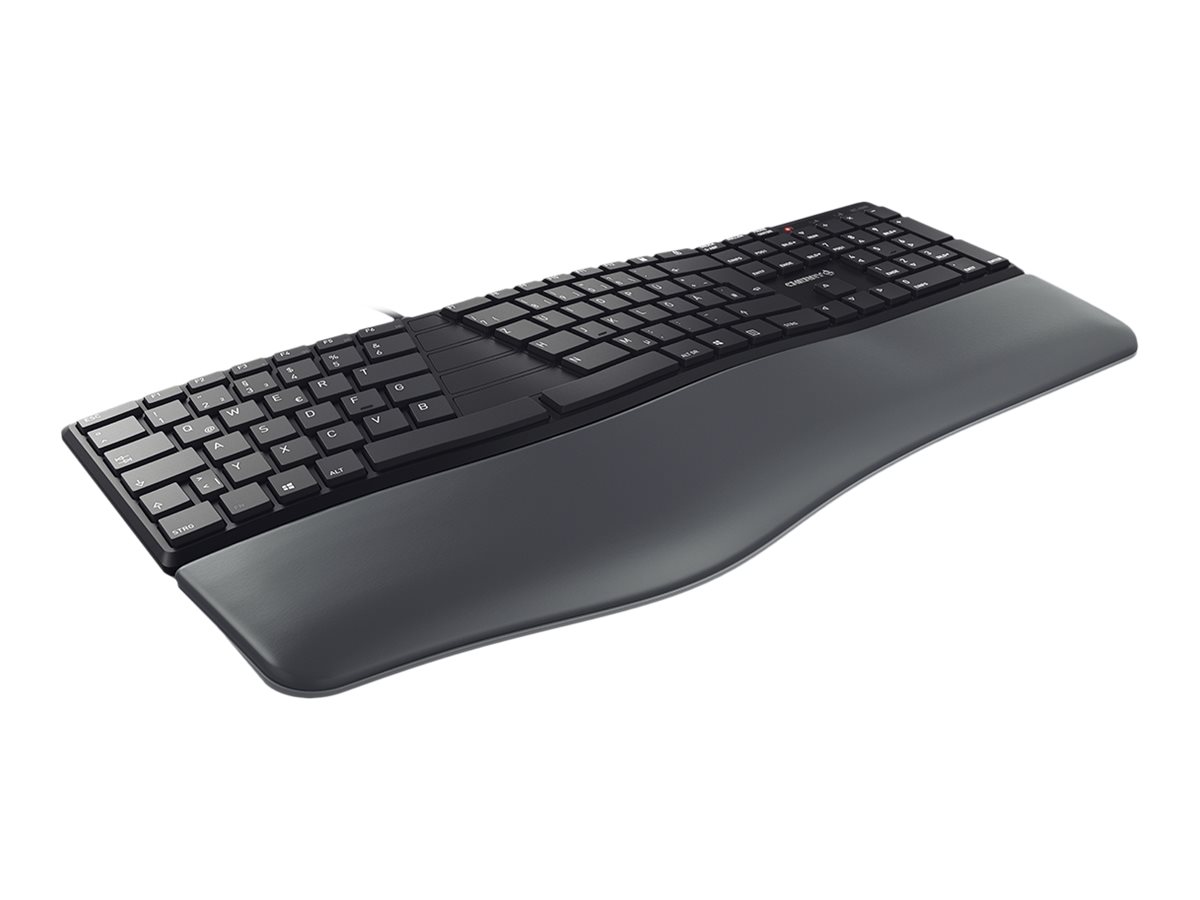 Tastatur til kontor - Cherry KC 4500, USB, sort