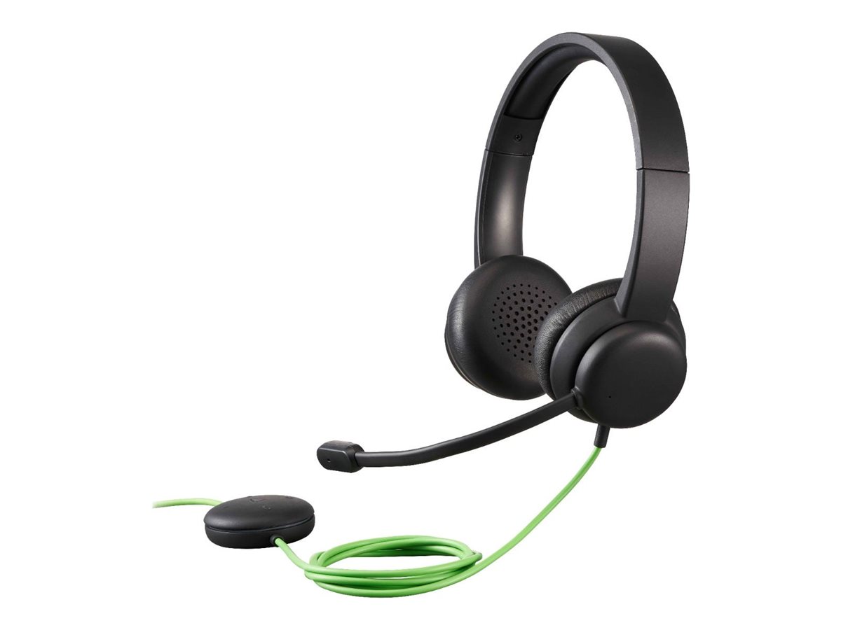 Acer AHW250 gaming headset med mikrofon - Sort (USB, 2 m)