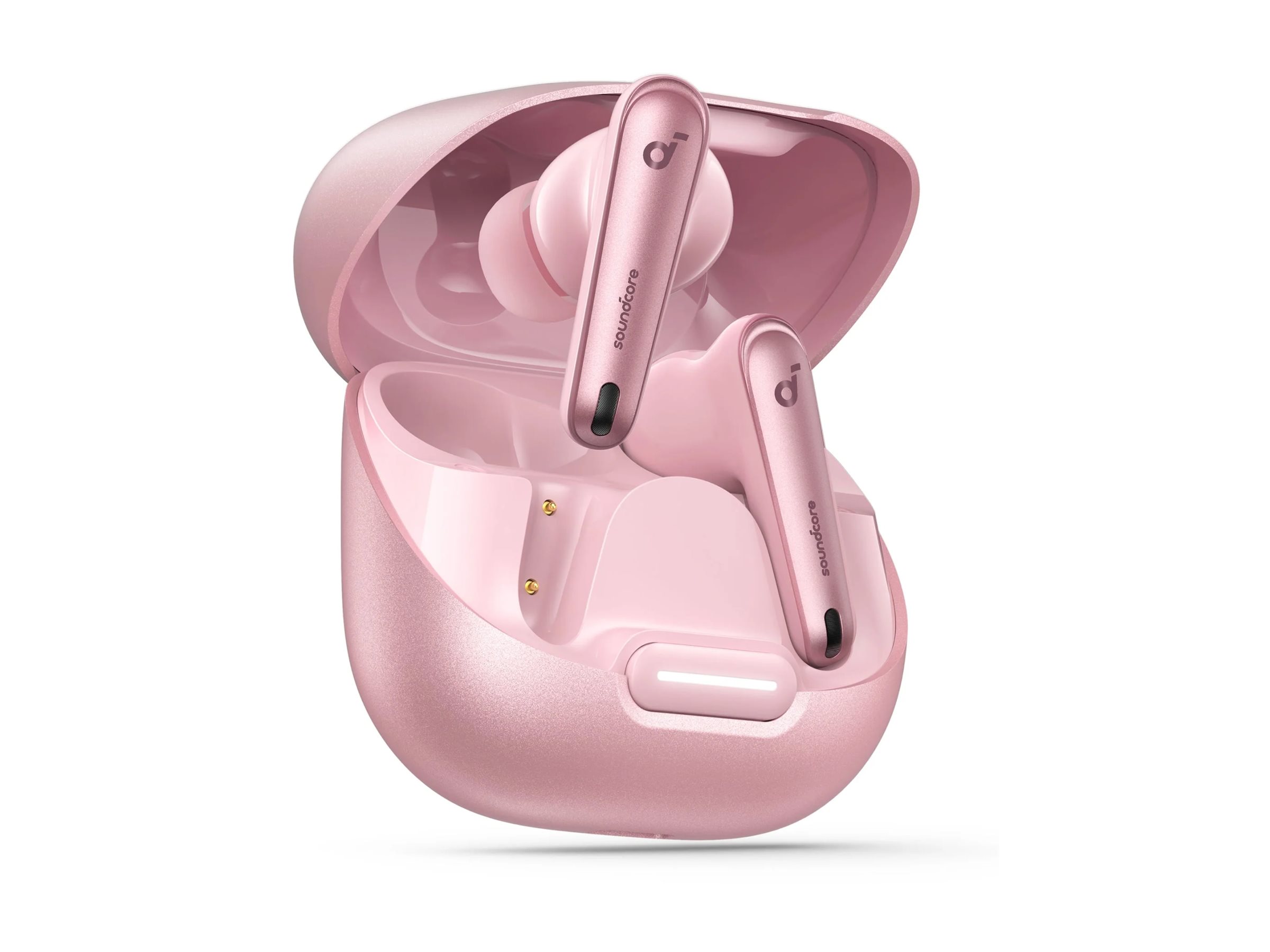 Soundcore Liberty 4 NC - Ægte trådløse øretelefoner med mik. - i øret - Bluetooth - aktiv støjfjerning - pastelpink