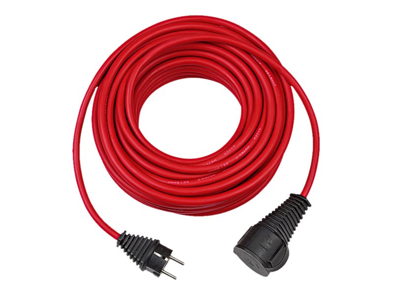brennenstuhl H07RN-F 3G1,5 Forlængerkabel til strøm 10m Rød