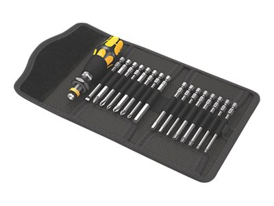 Wera Kraftform Kompakt 60 ESD Skruetrækkerhåndtag med bitsæt 17 Dele