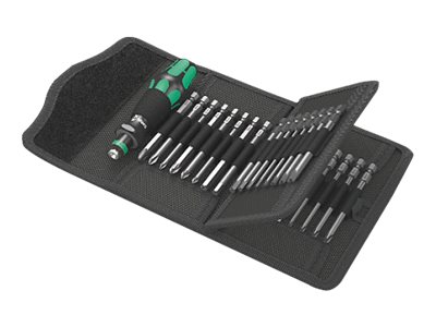 Wera Kraftform Kompakt 62 Skruetrækker med bit og sokkelsæt 33 Dele