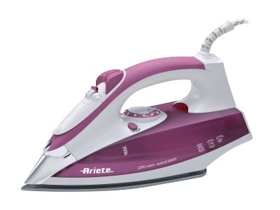 Ariete Dampstrygejern 6215 - steam iron - sole plate: stainless steel