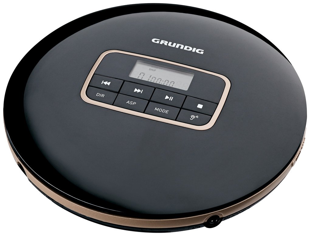 Grundig GCP1010 CD-afspiller Personlig CD-afspiller Sort