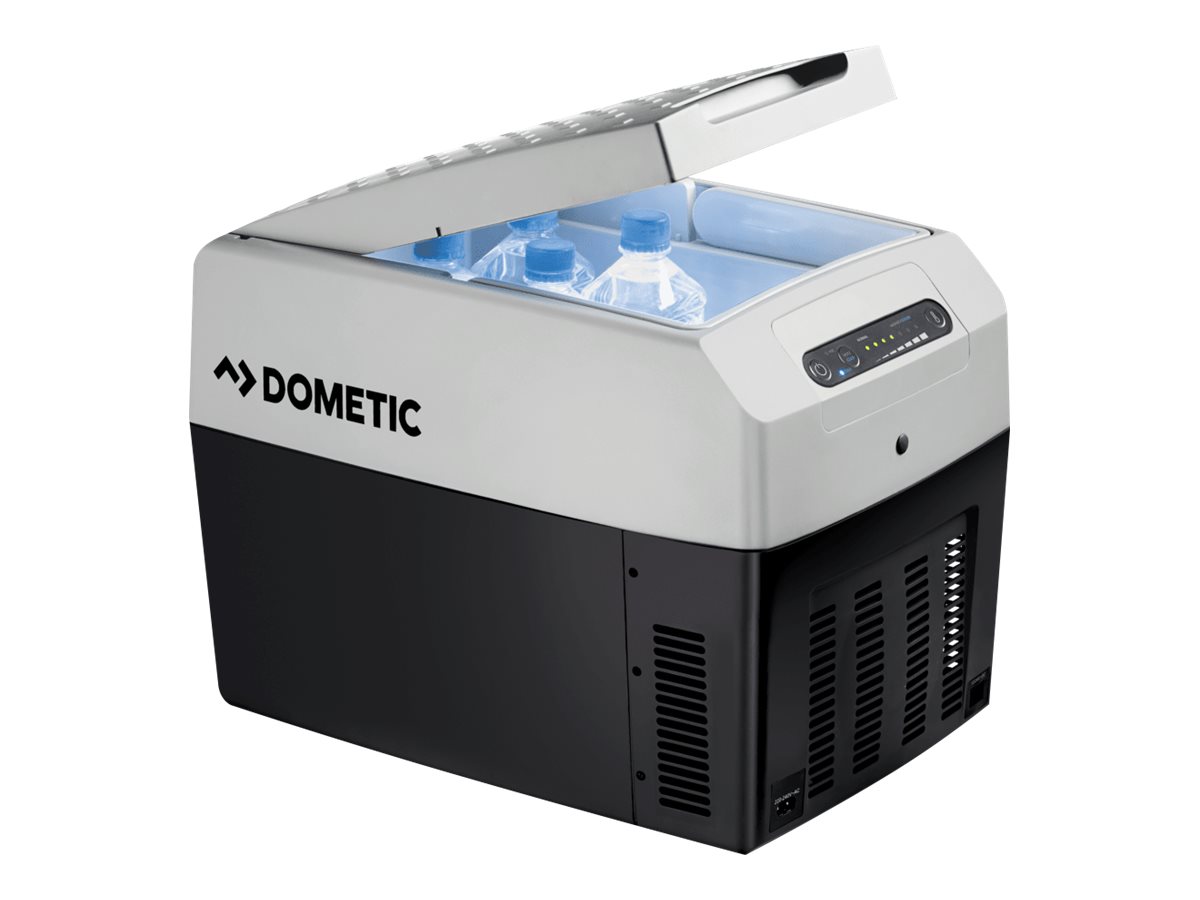 Dometic TropiCool TCX 14 - Transportabelt køleskab - bredde: 30.3 cm - dybde: 45 cm - højde: 32.8 cm - 15 liter - Klasse E - grå
