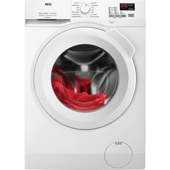 AEG Series 6000 L6FBC41478 vaskemaskine Front-læsning 7 kg 1400 rpm Hvid