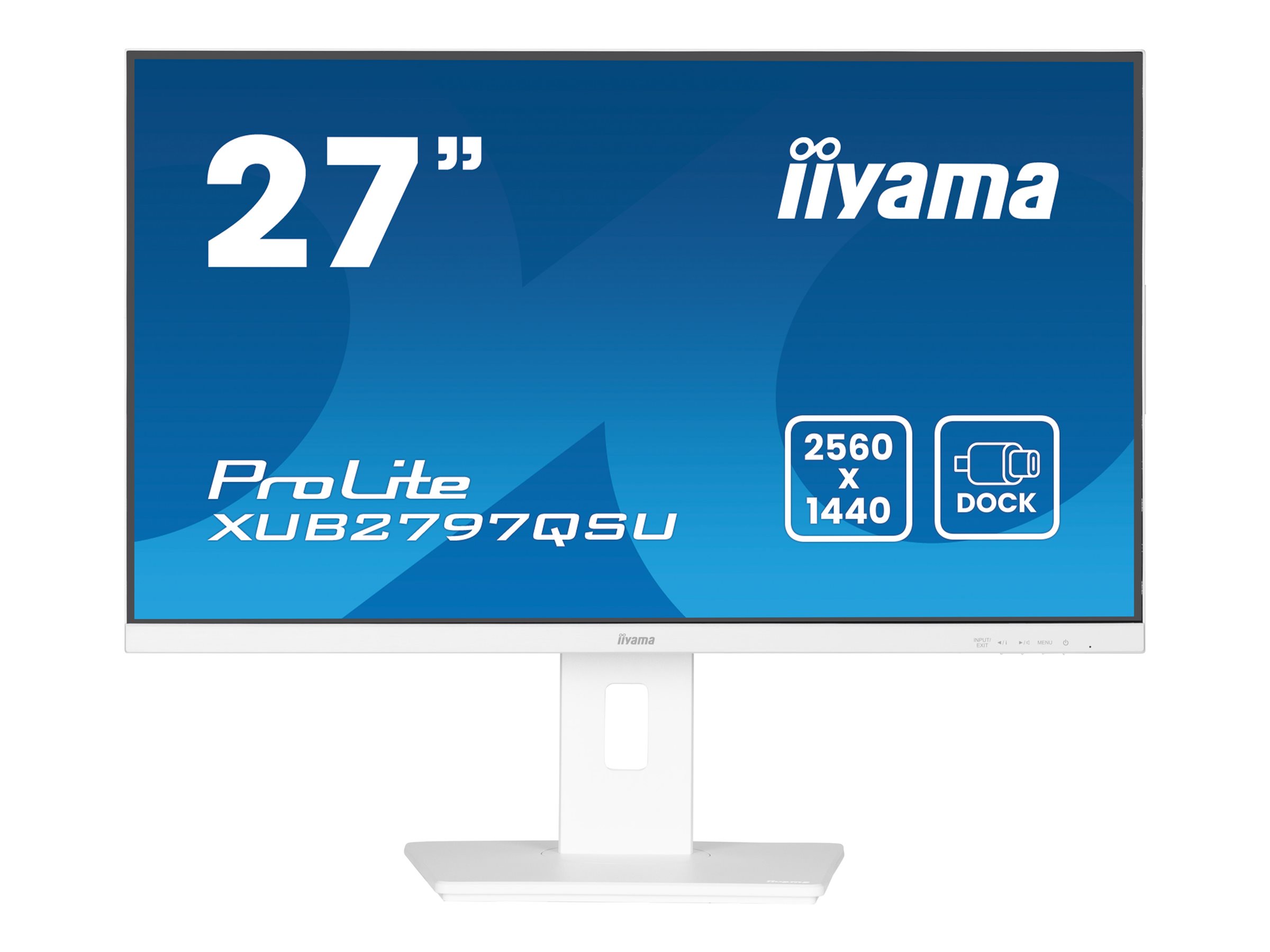 iiyama ProLite XUB2797QSU-W2 27" IPS 2560 x 1440 (2K) HDMI DisplayPort 100Hz
