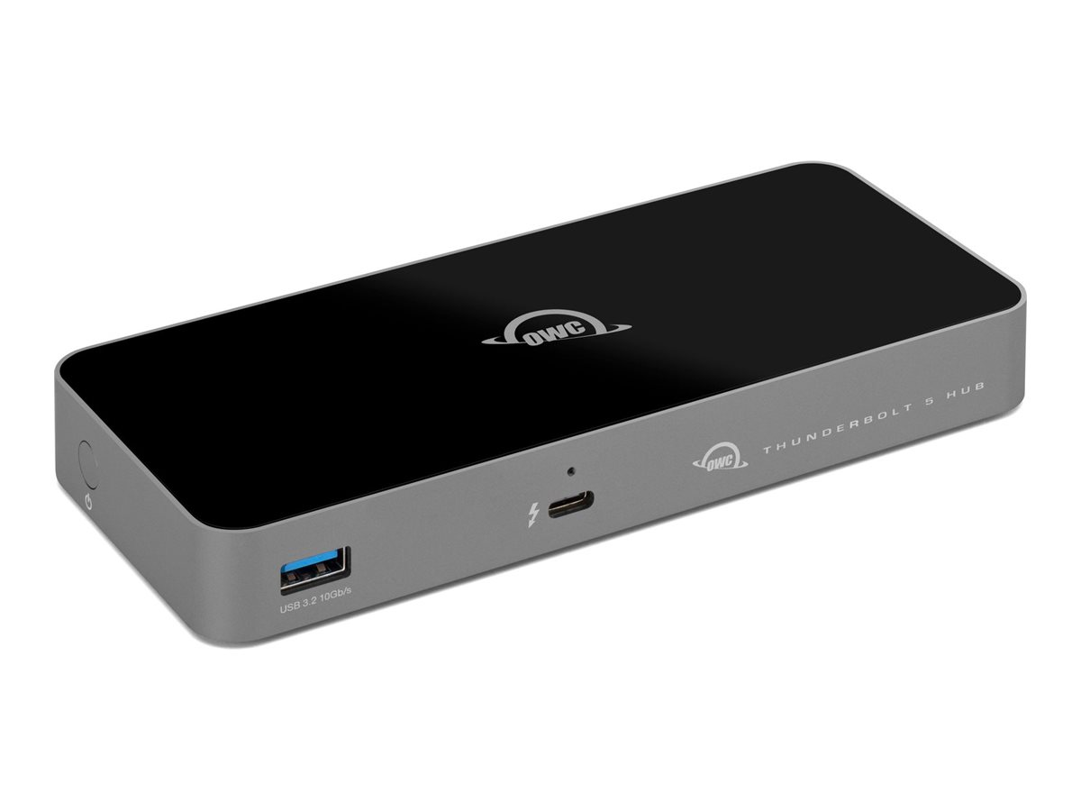 OWC - Dockingstation - USB-C / USB4 / Thunderbolt 3 / Thunderbolt 4 / Thunderbolt 5 - 3 x Thunderbolt 5 - 180 Watt