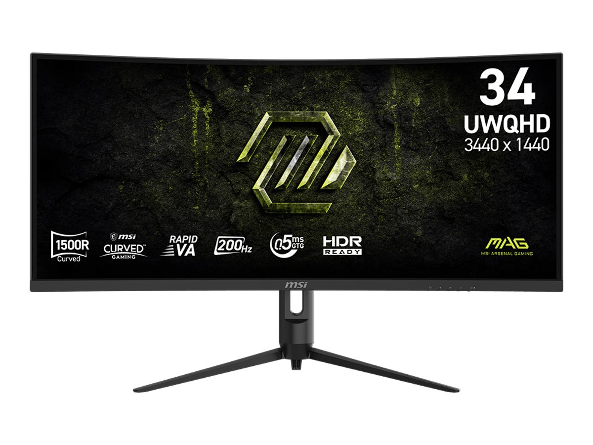 MSI MAG 342CQRF E20 34" VA 3440 x 1440 (UltraWide) HDMI DisplayPort 200 Hz