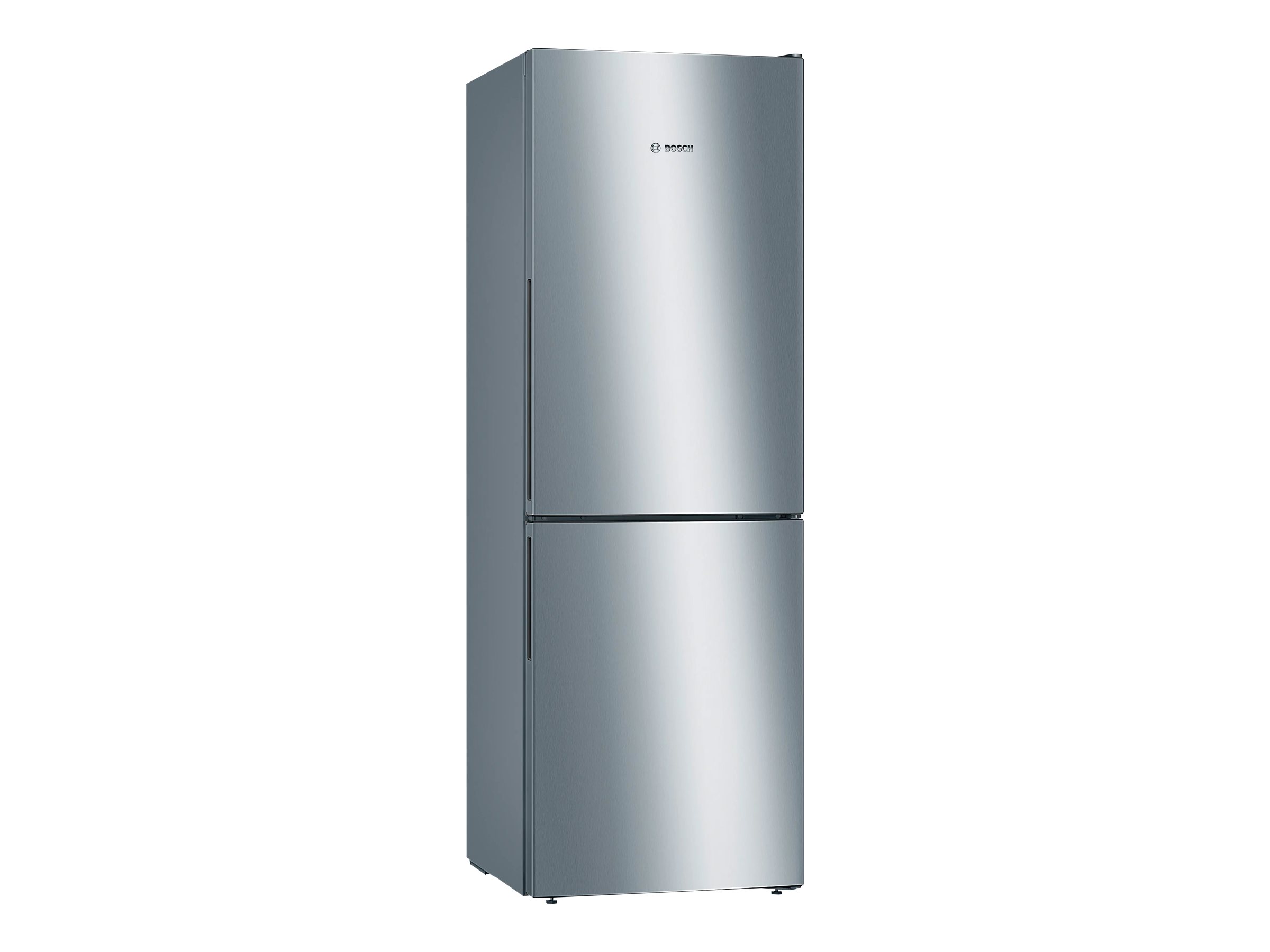 Bosch Serie | 4 KGV33VLEA - Køleskab/fryser - bund-fryser - bredde: 60 cm - dybde: 65 cm - højde: 176 cm - 289 liter - Klasse E - inox-look