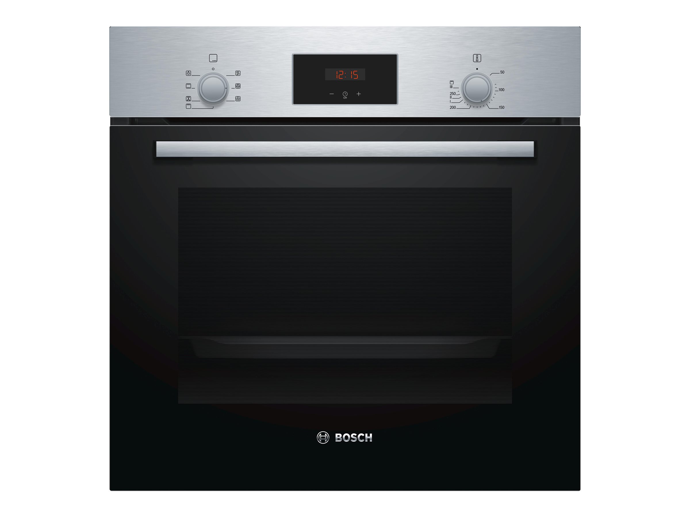 Bosch Serie | 2 HBF133BR0 - Ovn - til indbygning - niche - bredde: 56 cm - dybde: 55 cm - højde: 57.5 cm - med selv-rengøring - Klasse A - rustfrit stål