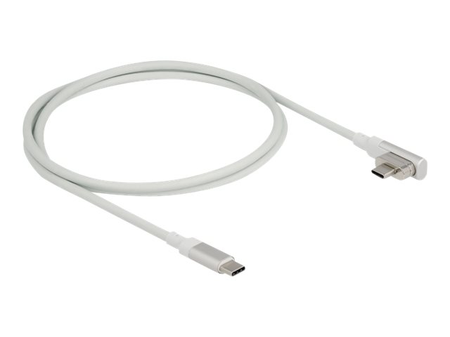 Delock USB Type-C kabel 1.2m Sølv Hvid