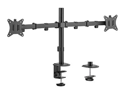 Gembird Monitor Arm - Adjustable desk 2-display 17"-32"