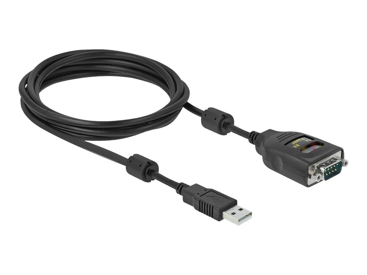 Delock USB / serielkabel 2m Sort