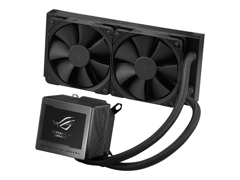 ASUS ROG RYUJIN III 240 AiO CPU Liquid Cooler w. 3.5" LCD, 2x Noctua iPPC 2000 PWM 120mm (AM5 comp.) Vandkøling - GEEKD.dk