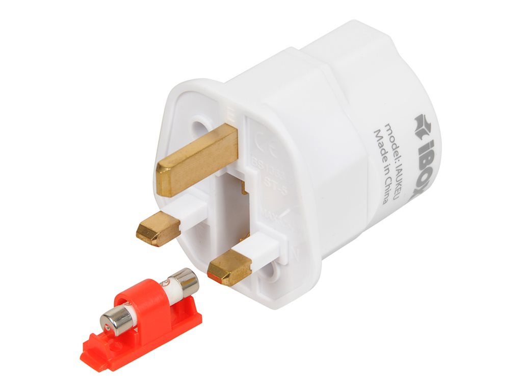 iBOX IAUKEA - stikadapter - Type G til Type E
