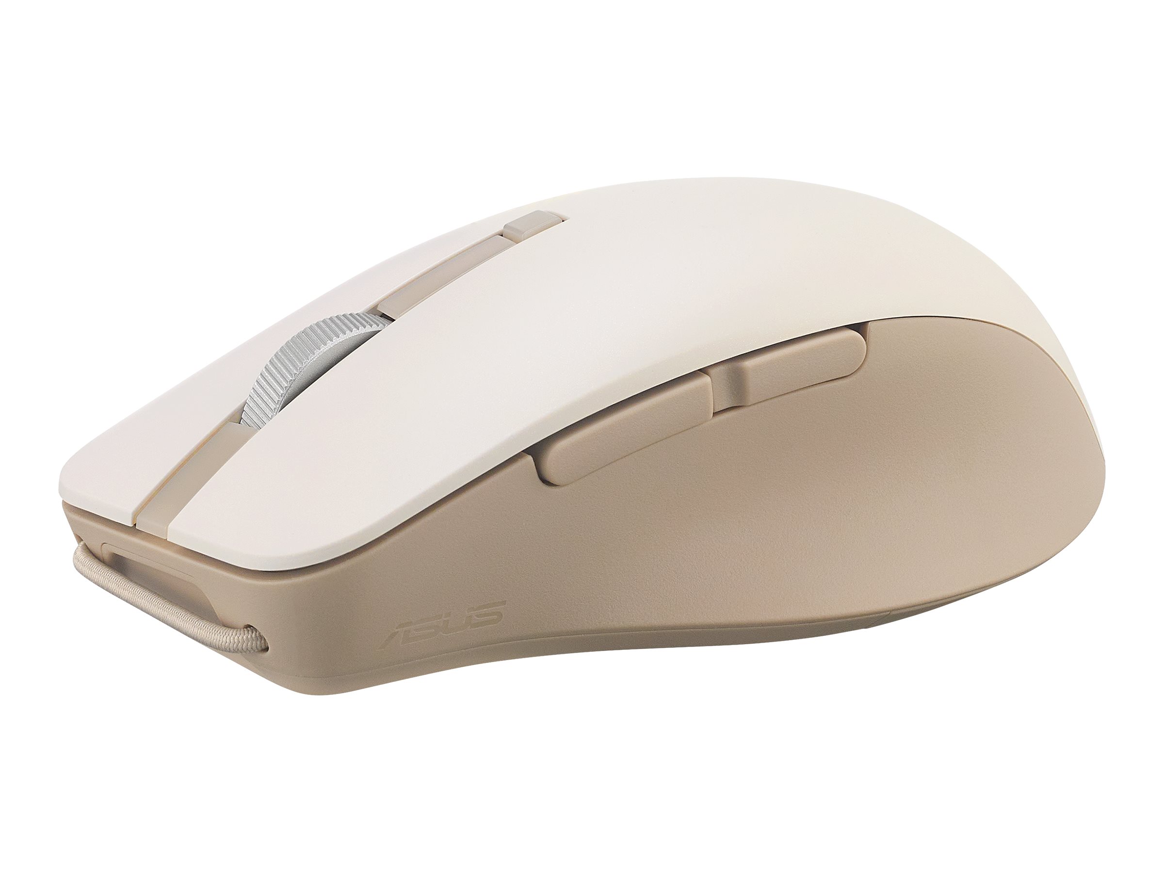 ASUS SmartO MD200 Silent Plus - Mus - Optisk - 6 knapper - Beige