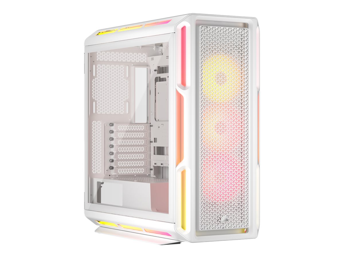 Corsair iCUE LINK 5000T LX RGB White - Kabinet - Miditower - Hvid