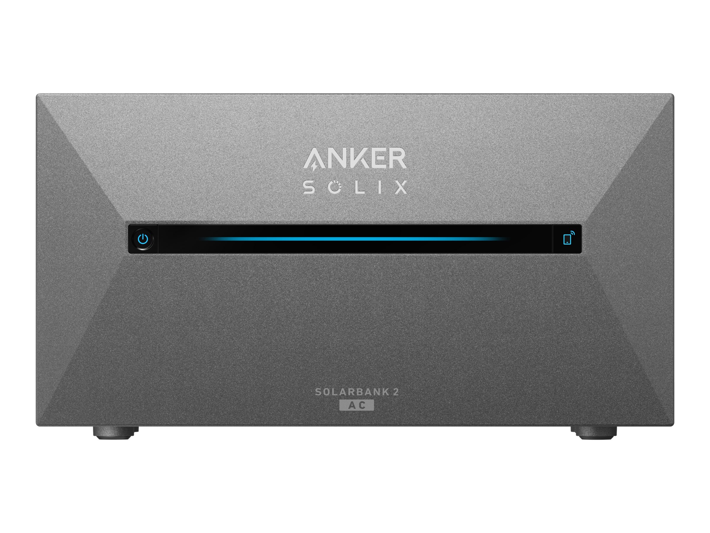 Anker SOLIX Solarbank 2 E1600 AC - soldrevet systembatteri - 2000 Watt - 2000 VA - LiFePO4 - 100 Ah - 1600 Wh - med Smart måler