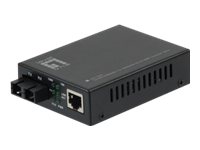LevelOne GVT-2001 RJ45 to SC Gigabit Media Converter Multi-Mode Fiber 850nm 550m