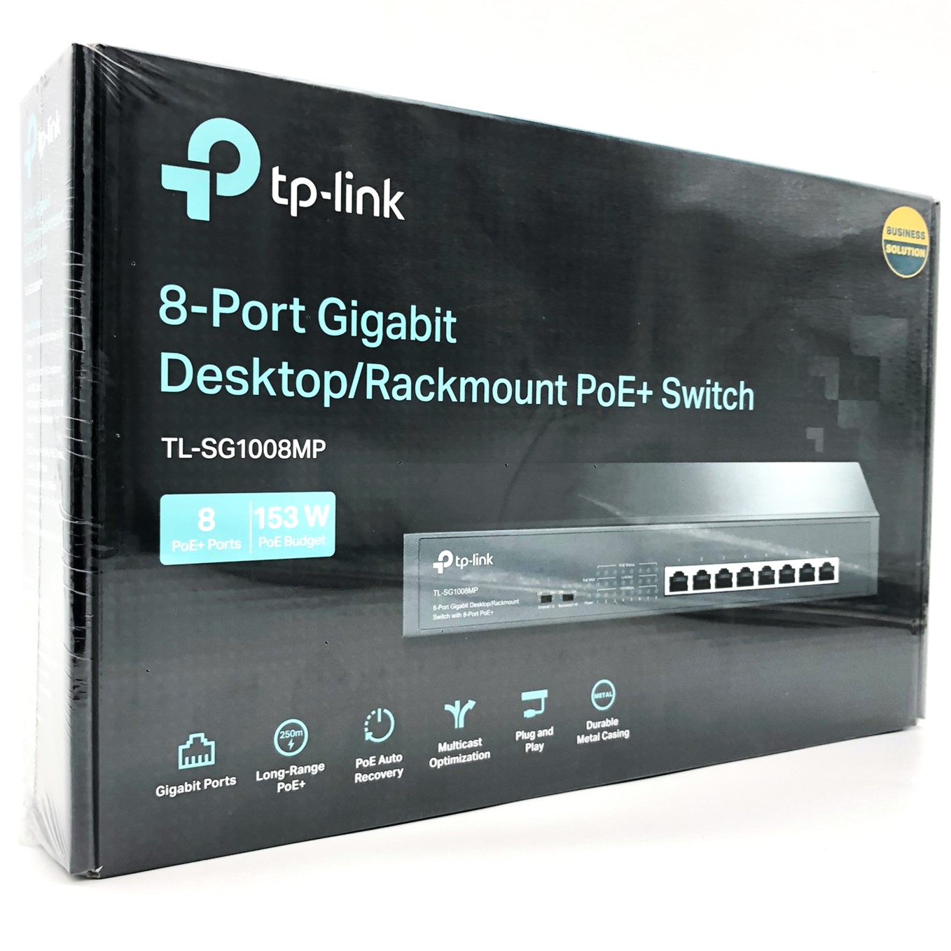 TP-Link TL-SG1008MP 8-Port Gigabit Desktop/Rackmount Switch with 8-Port PoE+