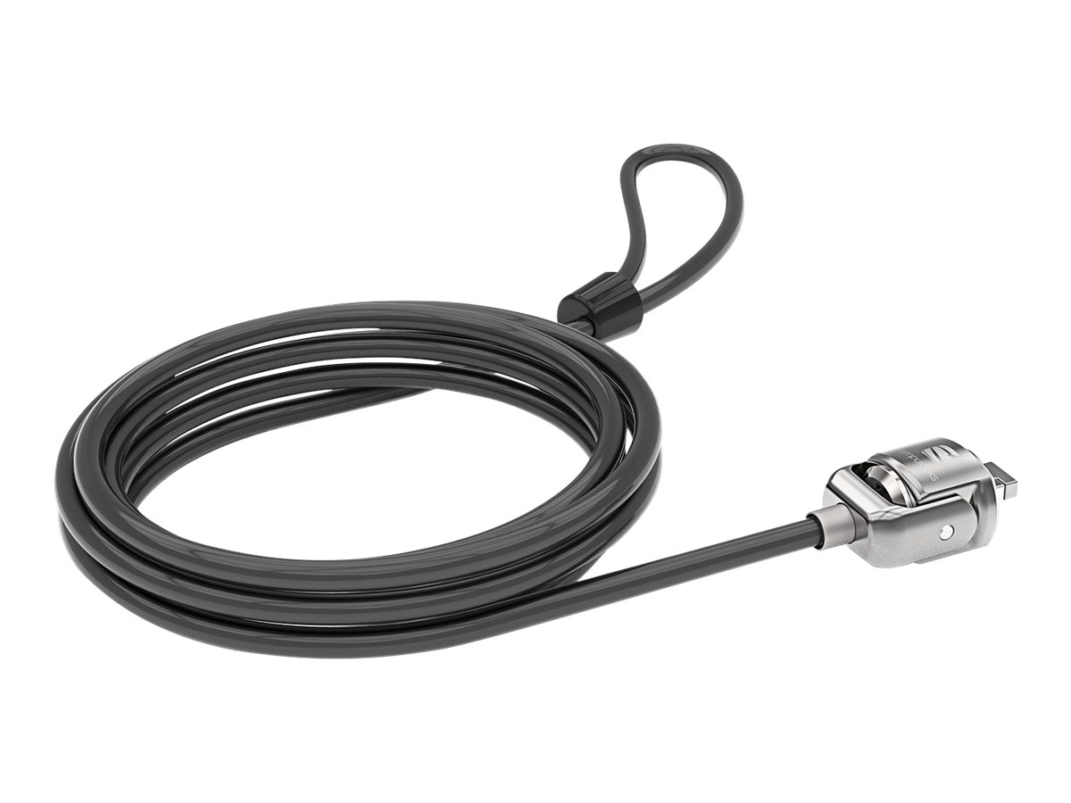 Compulocks T-bar Security Keyed Cable Lock - Sikkerhedskabelslås - 1.83 m - for Compulocks BrandMe VESA Brandable Floor Stand For Tablets White, iPad 10, Space Rise
