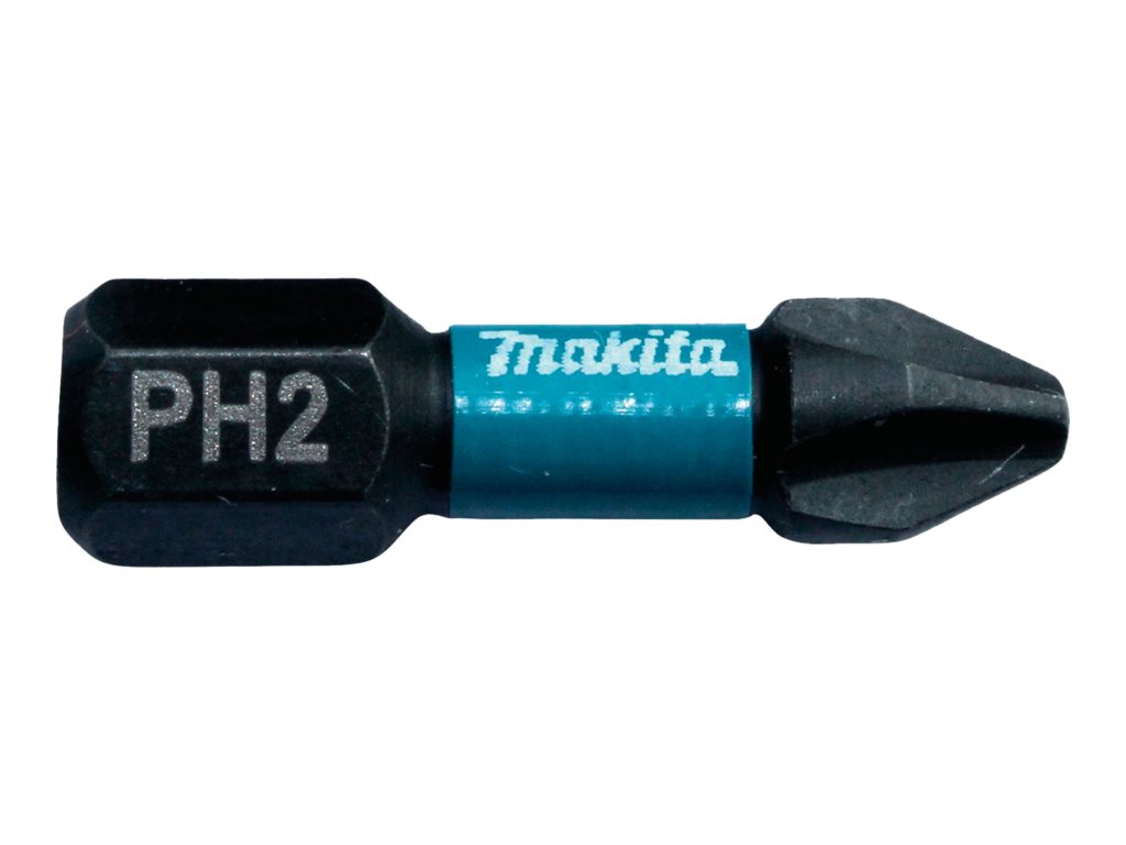 Makita B-63616 Impact Black Impact Screwdriver Bit - 2 Pieces