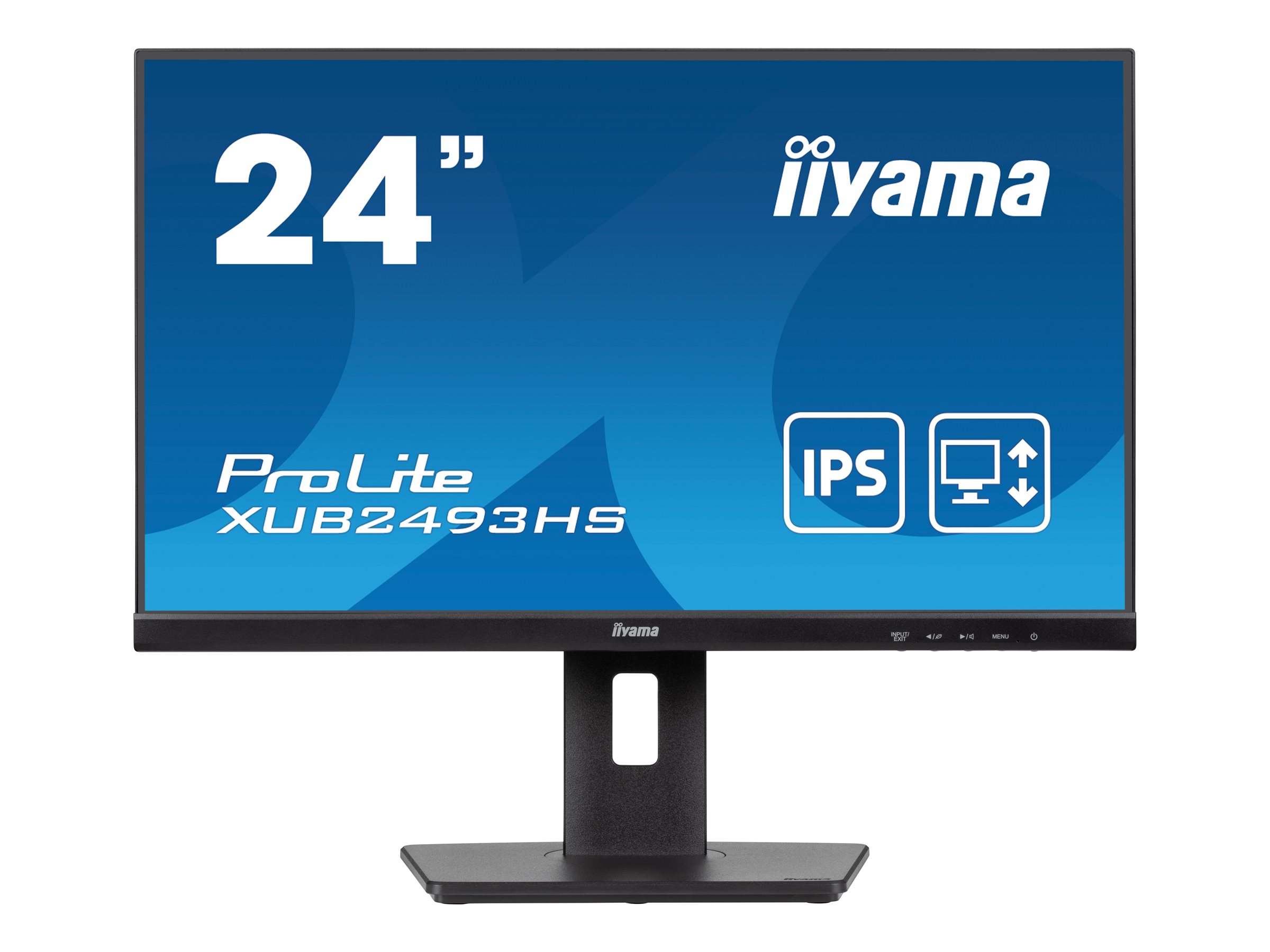 iiyama ProLite XUB2493HS-B6 24 1920 x 1080 (Full HD) HDMI DisplayPort 100Hz Pivot Skærm - GEEKD.dk