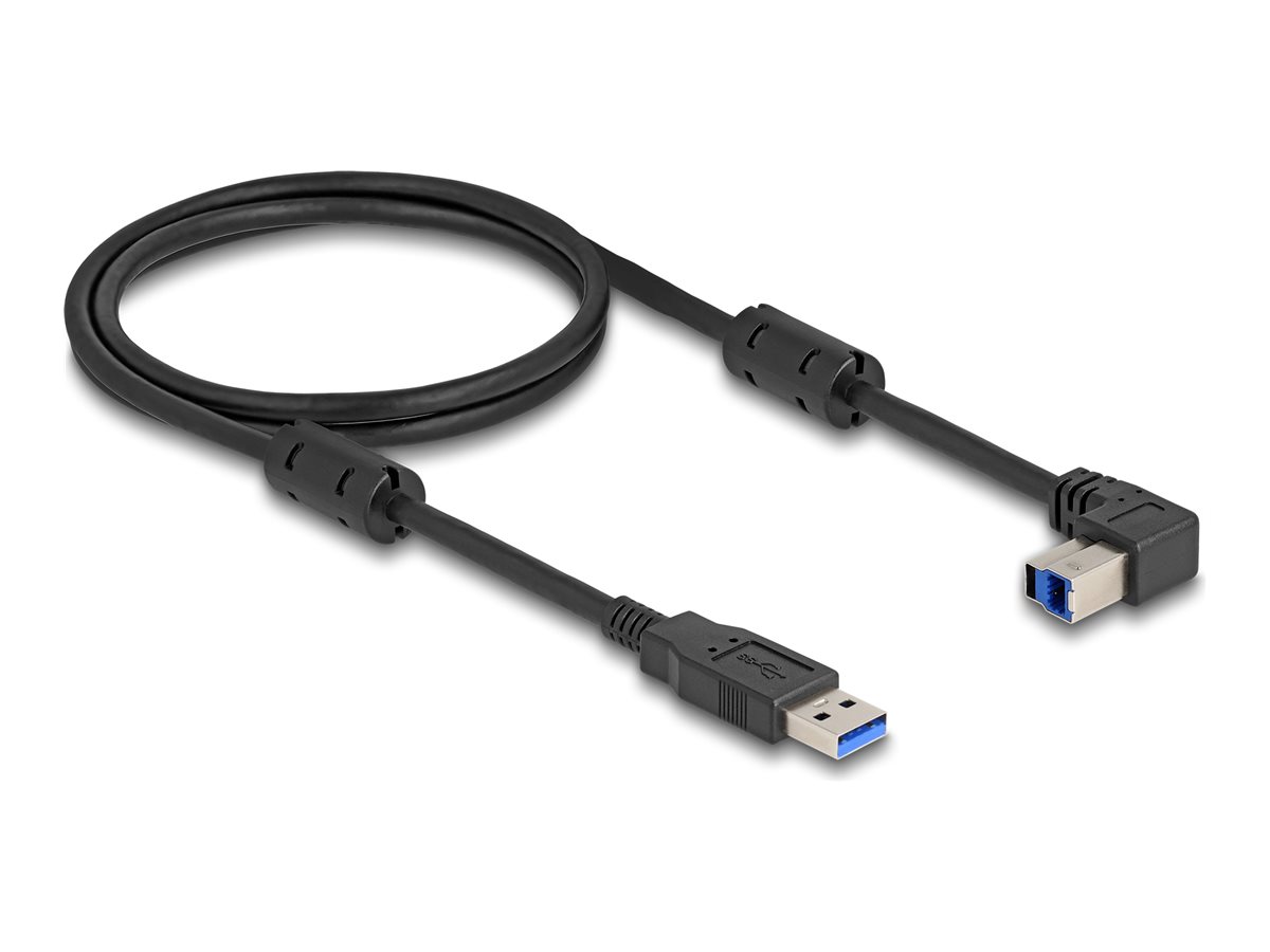 DeLOCK USB 3.0 USB-kabel 1m Sort