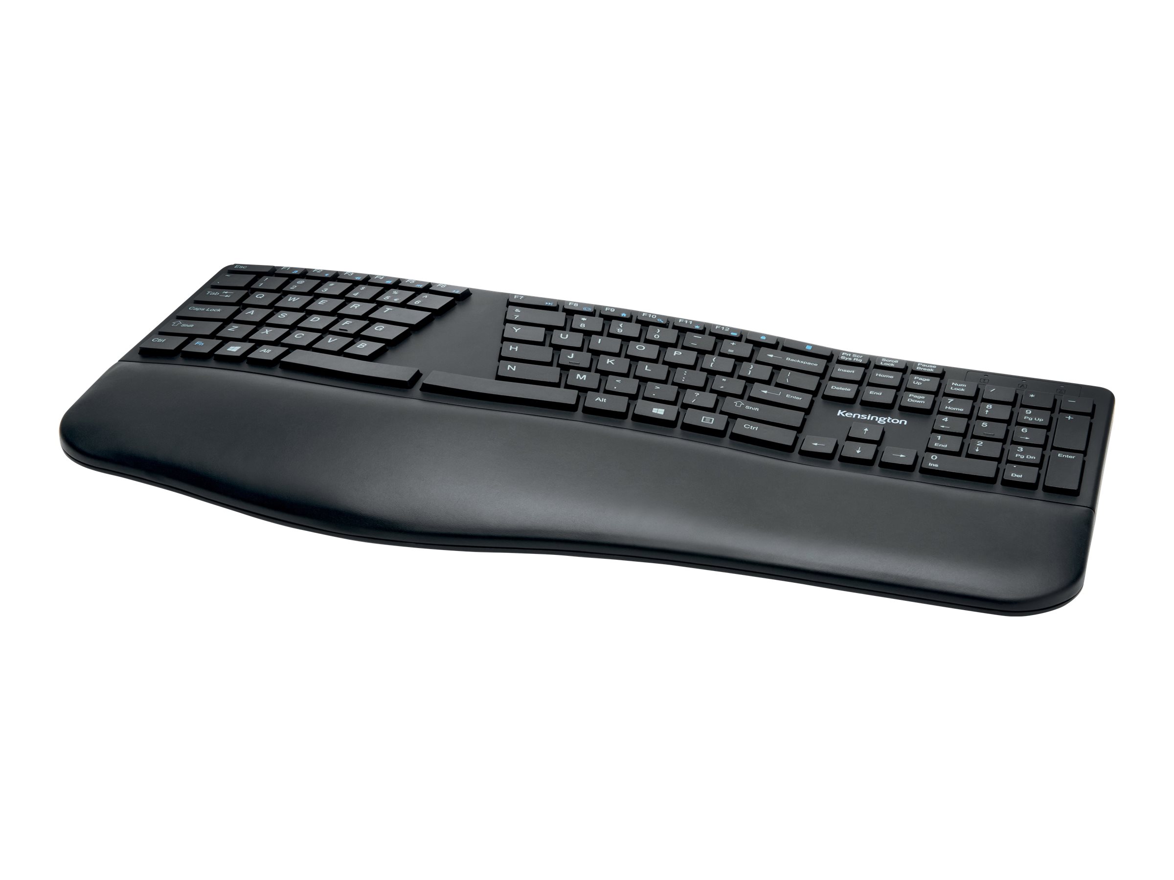 Kensington Pro Fit Ergo Wireless Keyboard Tastatur Trådløs Tysk