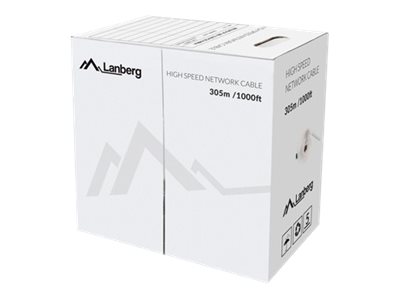 Lanberg CAT 6 Ikke afskærmet parsnoet (UTP) 305m Bulkkabel Pantone cool gray 5C
