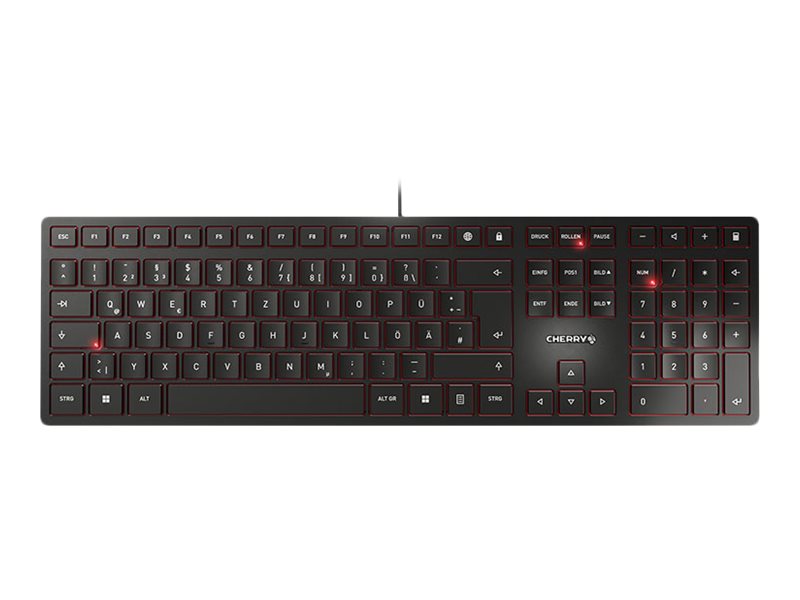 CHERRY KC 6000 SLIM Tastatur Kablet Tysk