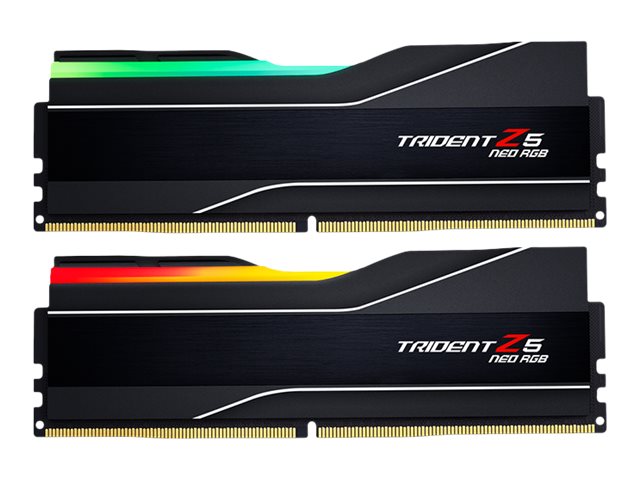 G.Skill Trident Z5 Neo RGB DDR5-6000 - 32GB - CL32 - Dual Channel (2 pcs) - AMD EXPO & Intel XMP - Sort med RGB