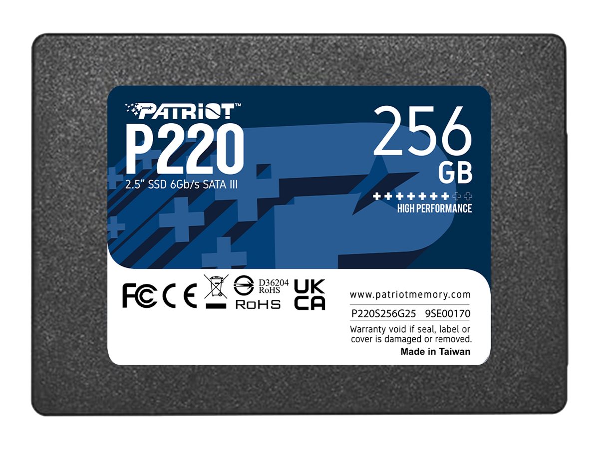 Patriot P220 SSD - 256GB - 2.5" - SATA-600