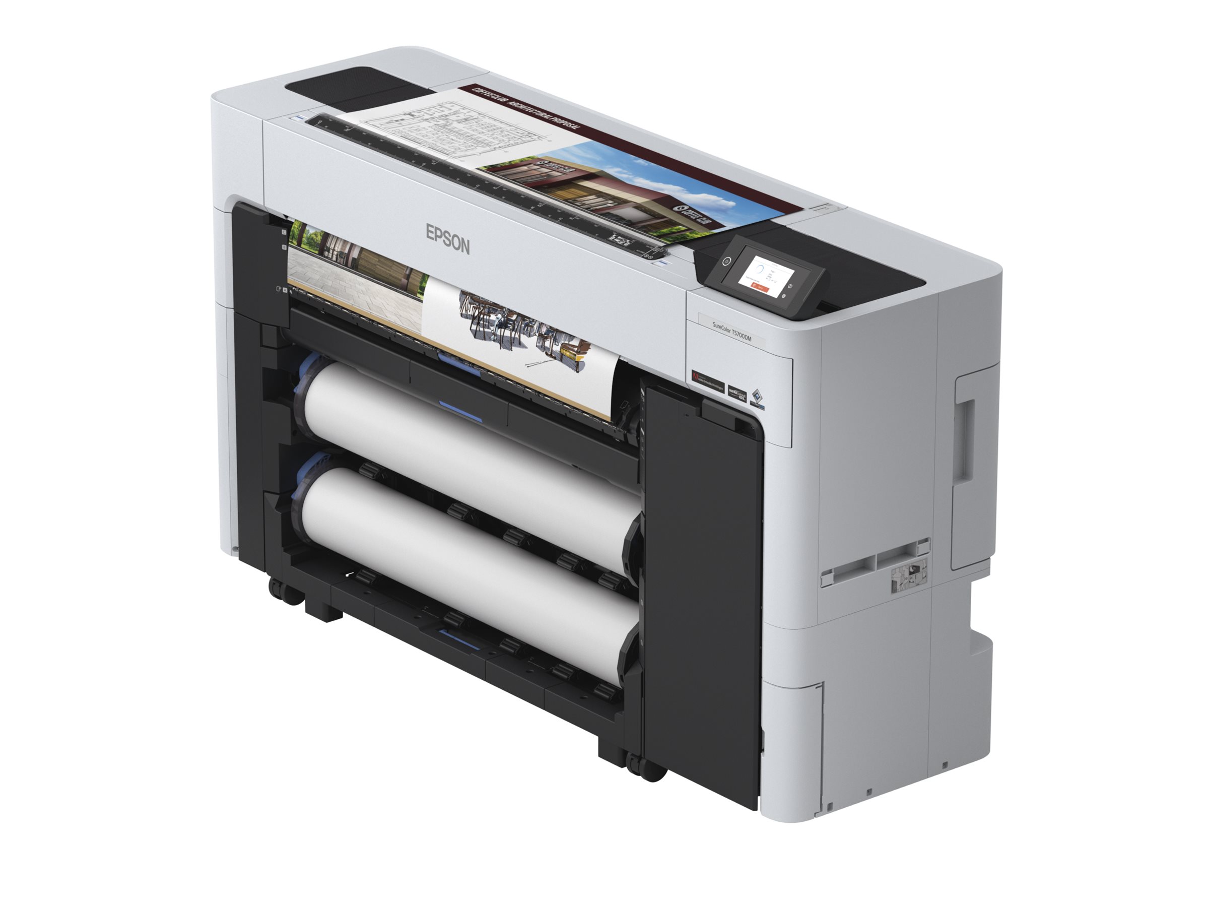Epson SureColor T5700DM - 36 multifunktionsprinter - farve - blækprinter - Rulle (91,4 cm) (medie) - USB 2.0, Gigabit LAN, Wi-Fi(ac), NFC