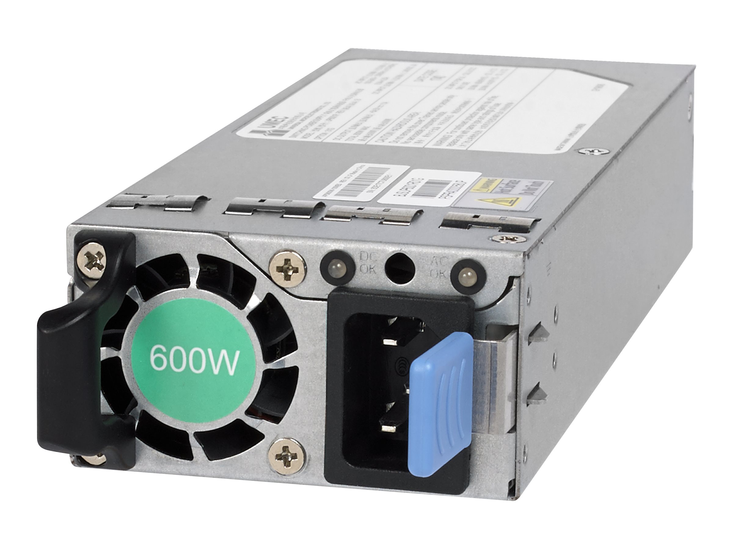 Netgear APS600W - power supply - hot-plug / redundant - modular - 600 Watt Strømforsyning - 600 Watt - ATX - 80 Plus