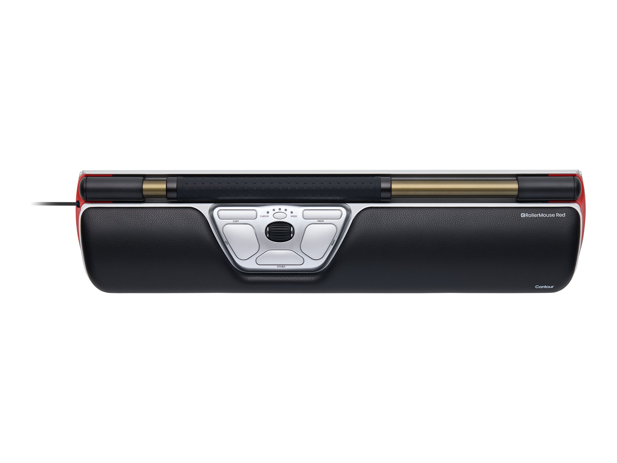 Contour RollerMouse Red Sort Sølv Central pegenhed