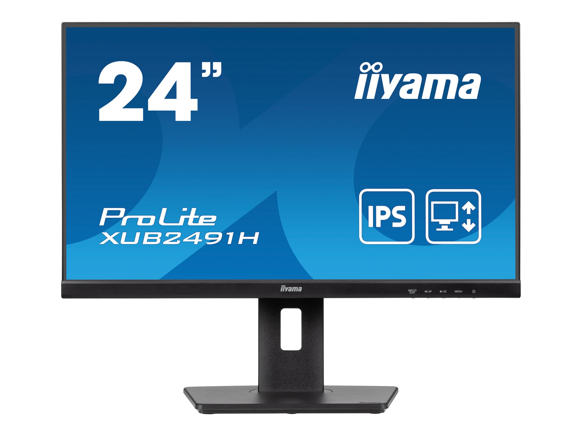 iiyama ProLite XUB2491H-B1 24" 1920 x 1080 (Full HD) HDMI DisplayPort 100Hz Pivot Skærm