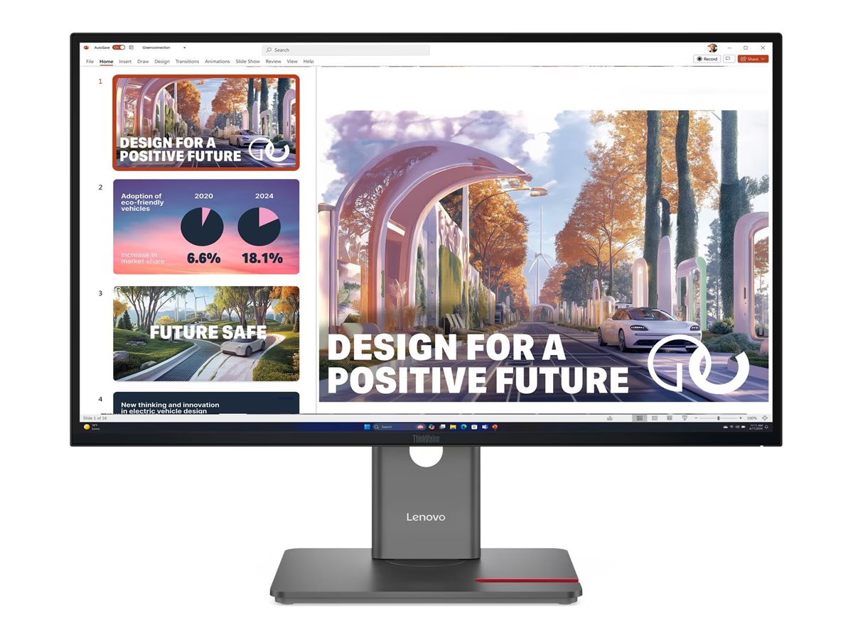Lenovo ThinkVision P27QD-40 27" IPS 2560 x 1440 (2K) HDMI DisplayPort USB-C 120Hz