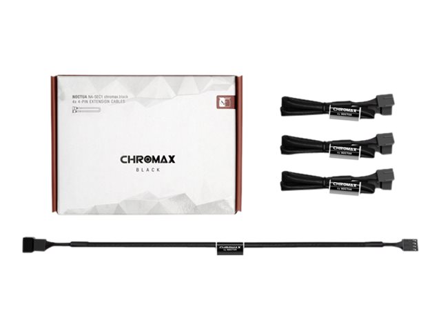 Noctua NA-SEC1 chromax.black Forlængerkabel til blæserstrøm 30cm Sort billede